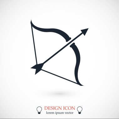 aşk tanrısı düz simgesi