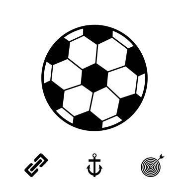 Klasik futbol topu simgesini