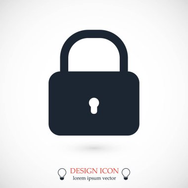 kilit işareti simgesi