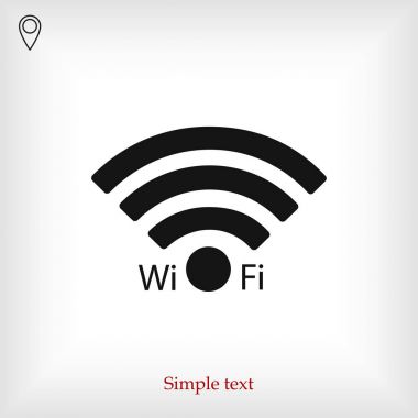 Wi-Fi en iyi düz simgesi