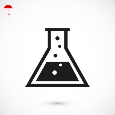 Laboratuvar şişesi simgesi