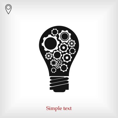 Ampul dişli simgesiyle