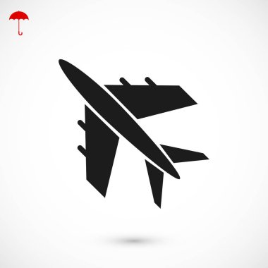 Uçak Düz Simgesi