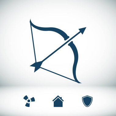 aşk tanrısı düz simgesi