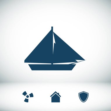 Yelken tekne simgesi 