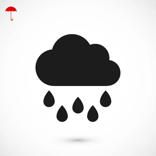 Regenweb-Ikone — Stockvektor