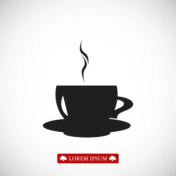 Taza de café icono — Vector de stock