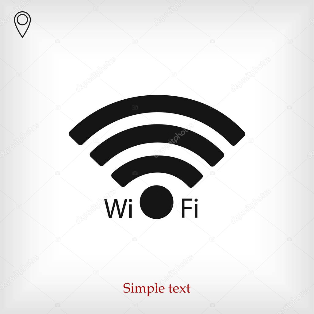 Wi-Fi best flat icon