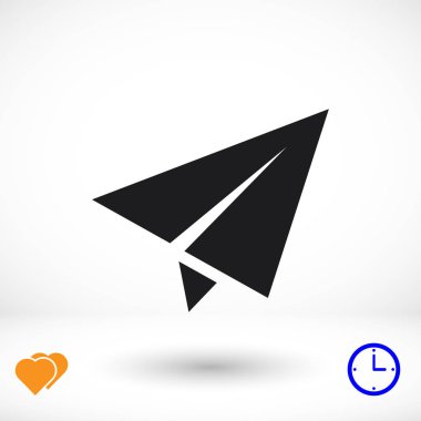 kağıt düzlem simgesi