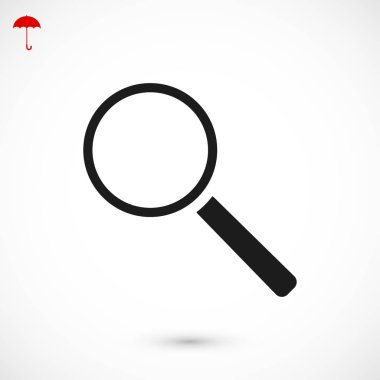 Büyütme cam simgesi 