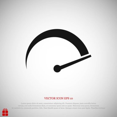 hız göstergesi en iyi düz simgesi