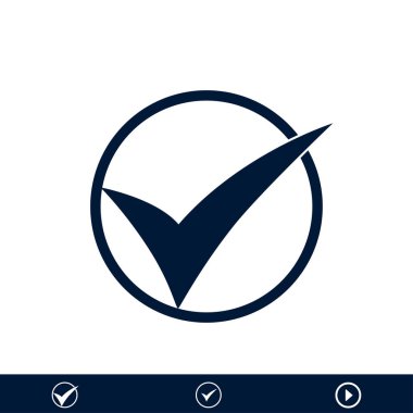 En iyi düz simgesi Tamam