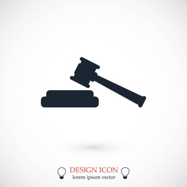 Yargıç çekiç simgesi