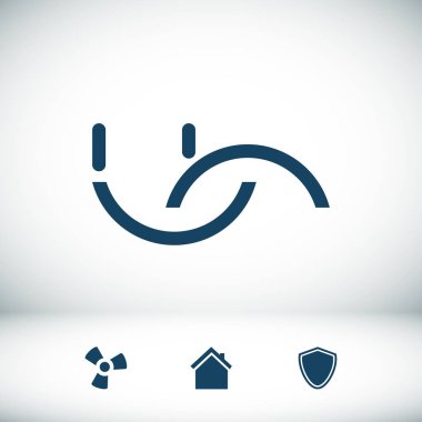 gülümseme düz simgesi 