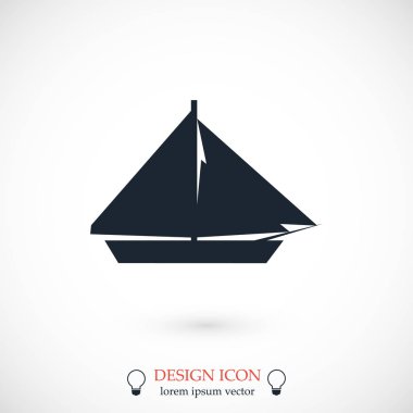 Yelken tekne simgesi 