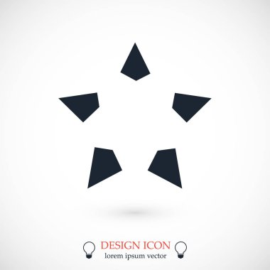 yaratıcı yıldız simgesi