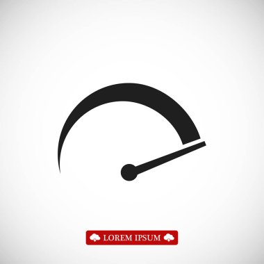 hız göstergesi en iyi düz simgesi