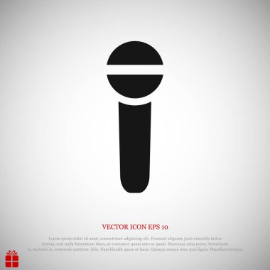 mikrofon işareti simgesi