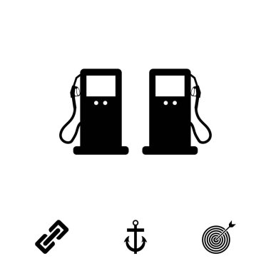 iki benzin istasyonları simgesi 