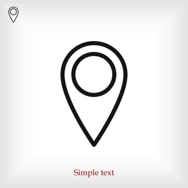 harita işaretçi simgesi 