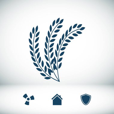 buğday en iyi düz simgesi