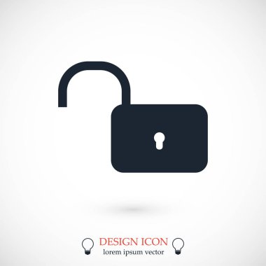 kilit işareti simgesi