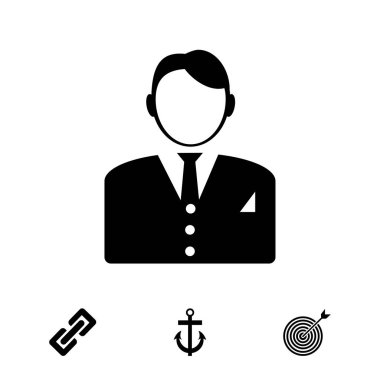 İşadamı işareti simgesi