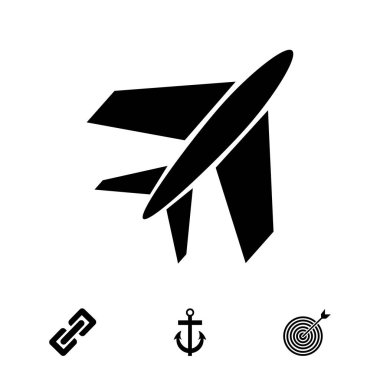 Uçak Düz Simgesi