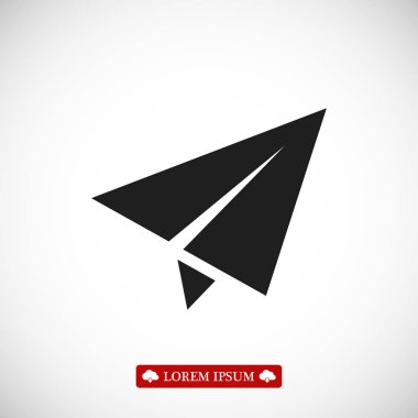 kağıt düzlem simgesi