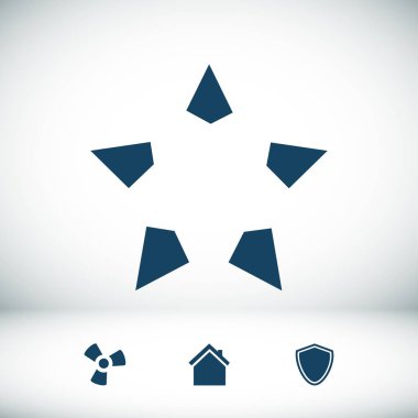 yaratıcı yıldız simgesi