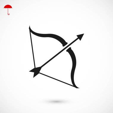 aşk tanrısı düz simgesi