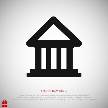 banka binası simgesi