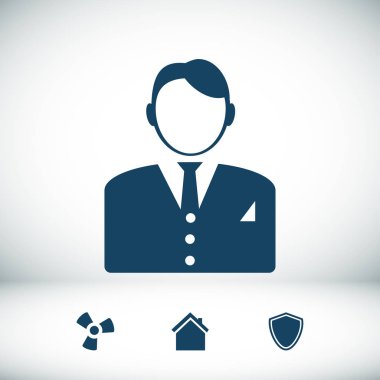 İşadamı işareti simgesi