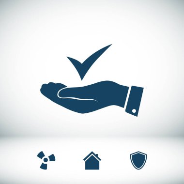 işareti simgesi onaylamak