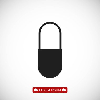 ilaç kapsül simgesi