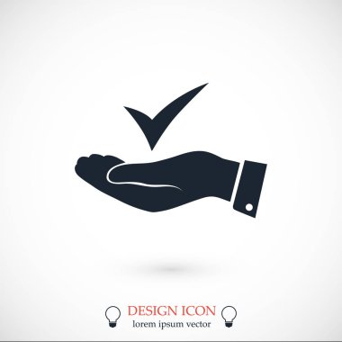 işareti simgesi onaylamak