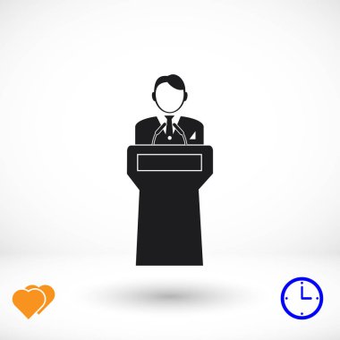  Hoparlör standlar podyum arkasında