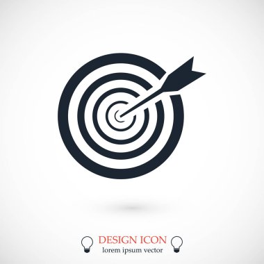 amacı en iyi düz simgesi