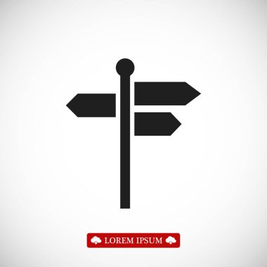 seyahat tabela simgesi