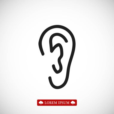 İnsan kulağının simgesi