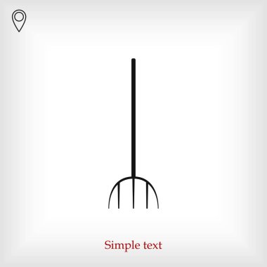 Bahçe dirgen simgesi