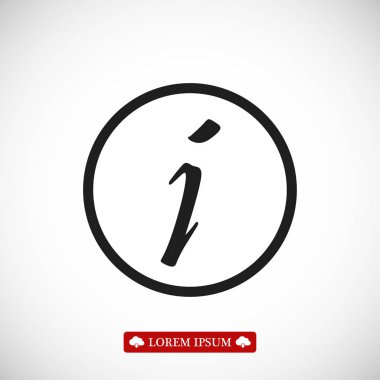 bilgi işareti simgesi