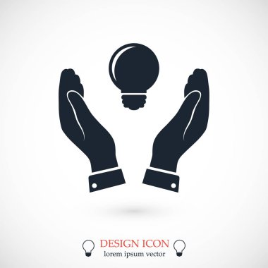 ampul simgesi ile el