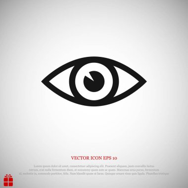 Göz basit simgesini 