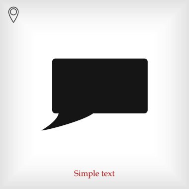 konuşma balonu simgesi