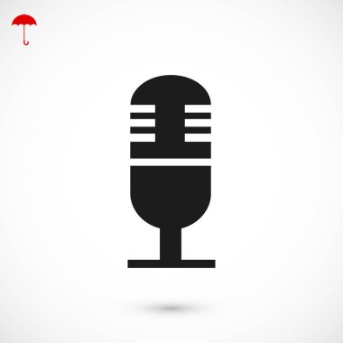 mikrofon işareti simgesi