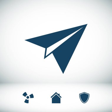 kağıt düzlem simgesi