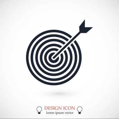 Hedef vektör simgesi