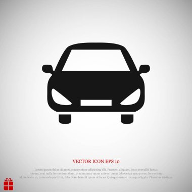 Arabayı düz simgesi