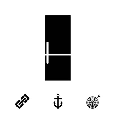 Buzdolabı basit simgesi